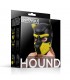 Hound Máscara de Perro Neopreno Hocico Extraíble Negro/Amari