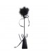 Plumero y Fusta 2 en 1 49 cm Negro