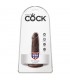 King Cock Pene de 5 - Color Marrón
