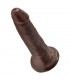 King Cock Pene de 5 - Color Marrón