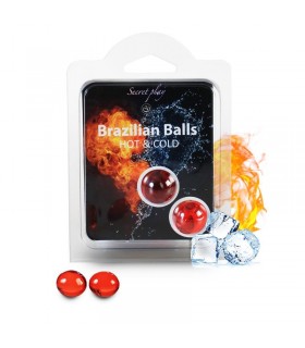 Secret Play Set 2 Brazilian Balls Efecto Hot & Cold