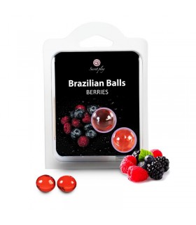 SET 2 BRAZILIAN BALLS FRUTAS DEL BOSQUE Secret Play