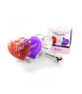 Loverspremium - Corazones de Masaje Caliente (3 pcs)