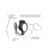 Fantasy C-Ringz Anillo con Plug Anal Pesado Color Negro