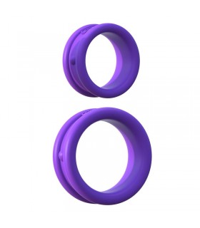 Fantasy C-Ringz Anillos Max-Width de Silicona Púrpura