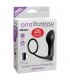 Plug Vibrador con Anillo Pene - Color Negro