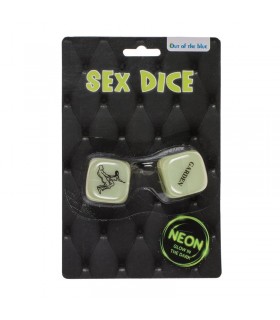 Dados Kamasutra Brillan en la Oscuridad Set de 2