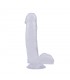 Dildo Hi-Rubber 7 Transparente