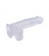 Dildo Hi-Rubber 7 Transparente