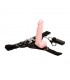 Baile Arnés con Dildo Color Natural a Control Remoto