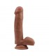 Dildo Dual Density Fashion Dude 17.8 x 4 cm Bronceado