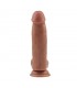 Dildo Dual Density Fashion Dude 17.8 x 4 cm Bronceado