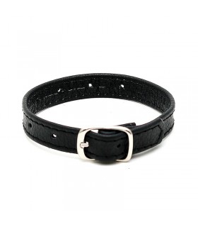 Anillo negro correa para el Pene Ajustable