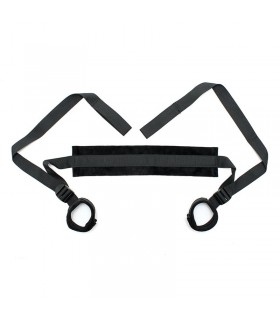 Rimba Bondage Play Set de Ataduras Ajustable Color Negro