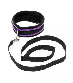 Collar con Correa Ajustable Púrpura