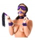 Rimba Bondage Play Set de Bondage 6 Piezas Color Púrpura