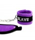 Rimba Bondage Play Esposas y Antifaz Color Púrpura