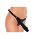 Rimba Latex Play Arnés con Dildo Color Negro