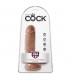 King Cock Pene con Testículos de 7 - Bronceado