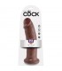 King Cock Pene de 10 - Color Marrón