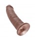 King Cock Pene de 9 - Color Marrón