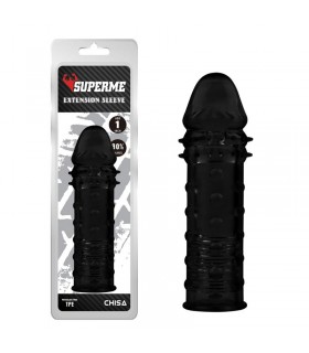 Funda para el Pene Extra Texture Negro