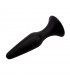 Plug Anal 12.5 x 3.1 cm Silicona Negro