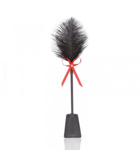FUSTA PLUMA NEGRA 36 CM