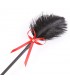 FUSTA PLUMA NEGRA 36 CM
