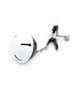 Pinzas para Pezones con Cascabeles Blanco/Negro