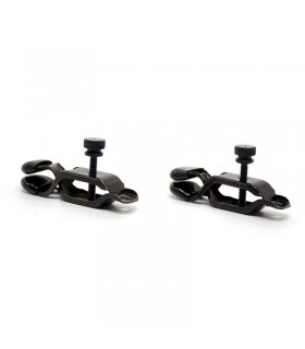 Pinzas para Pezones Ajustables Metal Negras