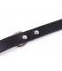 Collar con Cascabel Ajustable 43 cm Negro