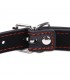 Mordaza Forma de Hueso Silicona 12 cm Negro