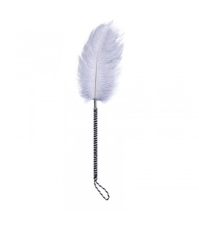 Plumas Estimuladoras 46 cm Blanco/Negro