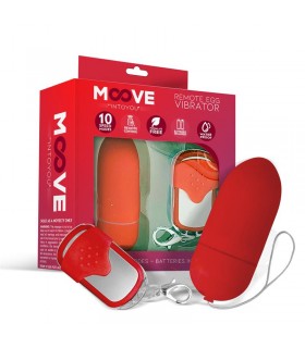 Huevo Vibrador con Control Remoto Rojo