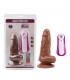Dildo Jumbo Jack 6 con Vibración marrón