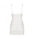 853-CHE-2 Chemise y Tanga Color Blanco