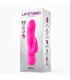 Mira Vibrador con Conejito Silicona Rosa