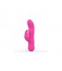 Mira Vibrador con Conejito Silicona Rosa