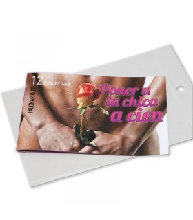 Talonario Poner a Tu Chica a Cien 12 Cupones