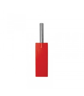 Shots Ouch! Whips and Paddles Leather Rojo