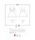 810-BAB-1 Babydoll y Tanga Color Negro