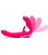 Vibrador Doble sin Arnés On Rabbit USB Rosa