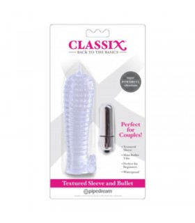 Duo Funda Texturizada y Mini Bala Transparente