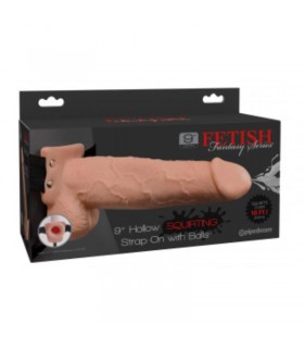 Arnes Elastico con Dildo Hueco 9 Funcion Squirting Natural