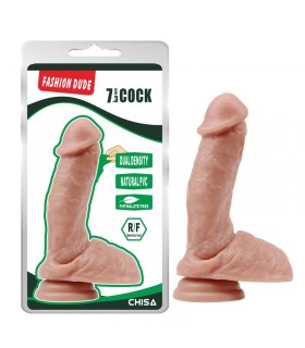 Dildo Dual Density Fashion Dude 7.3 Natural