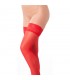 Rimba Amorable Medias Liga Encaje Color Rojo Talla Única