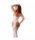 Rimba Amorable Catsuit de Tirantes Finos Color Blanco Talla 