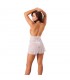 Rimba Amorable Mini Vestido y Tanga Color Blanco Talla Única
