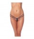 Rimba Amorable Tanga Tira Color Negro Talla Única